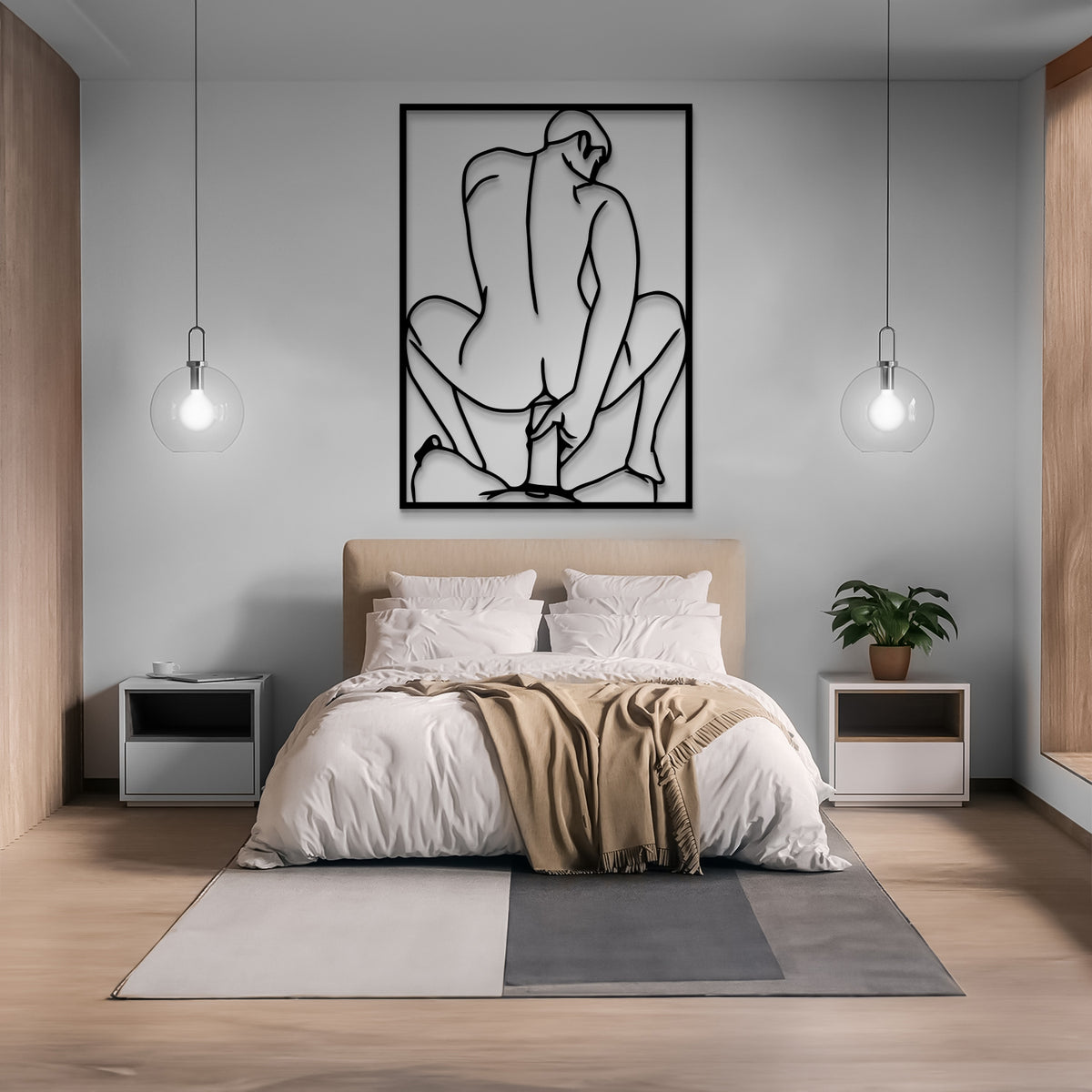 Man-Gay Metal Wall Art - LR0062