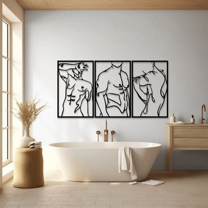 Man-Gay Metal Wall Art - LR0083