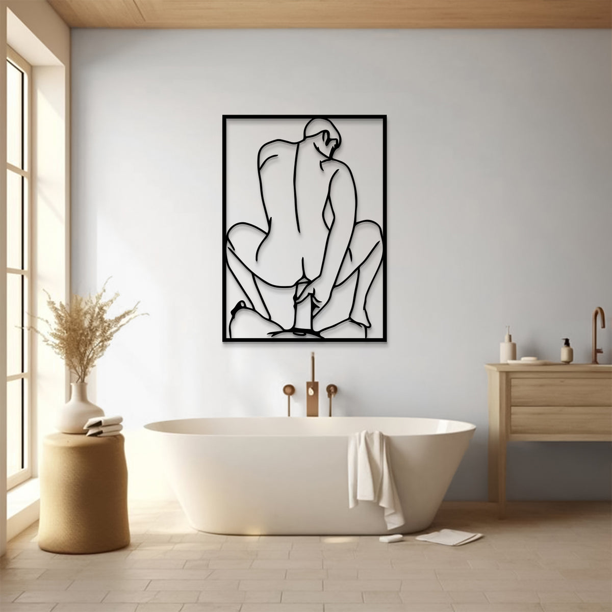 Man-Gay Metal Wall Art - LR0062