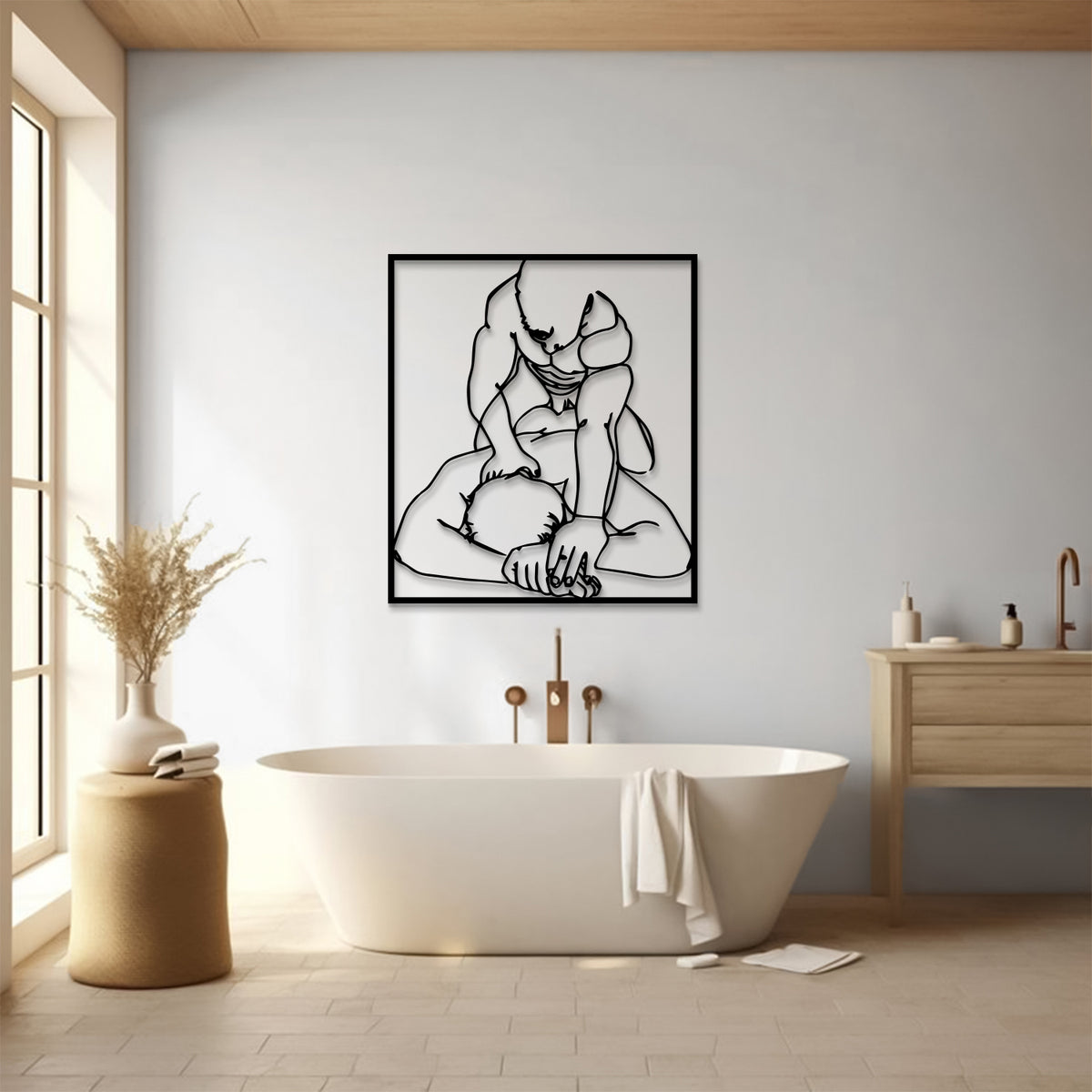 Man-Gay Metal Wall Art - LR0078