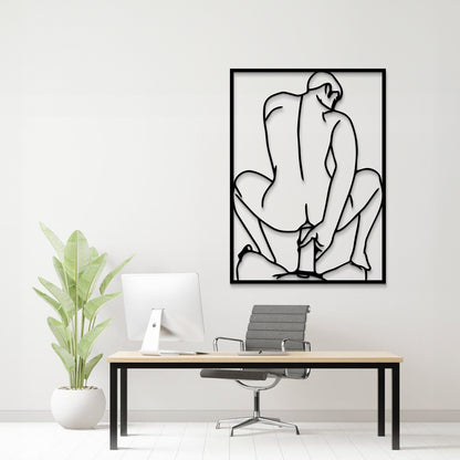 Man-Gay Metal Wall Art - LR0062