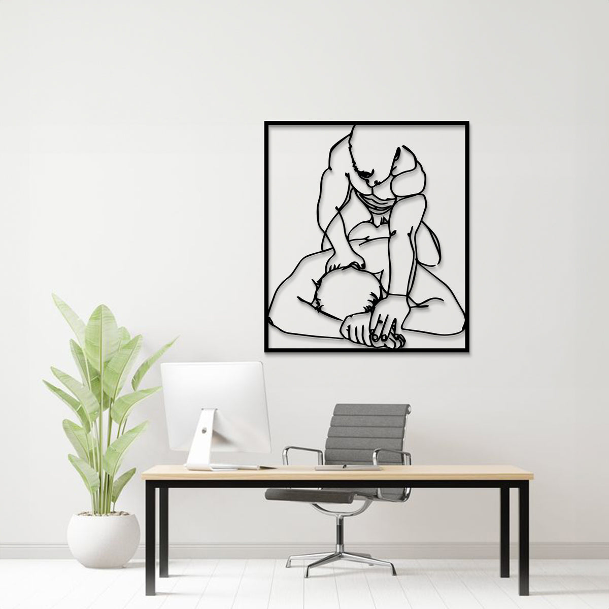 Man-Gay Metal Wall Art - LR0078