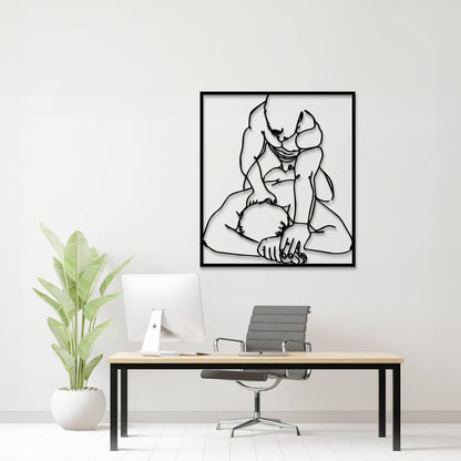 Man-Gay Metal Wall Art - LR0078