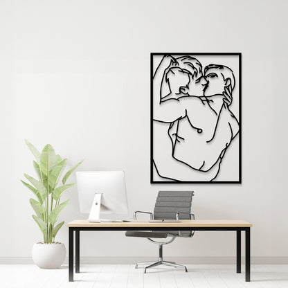 Man-Gay Metal Wall Art - LR0061