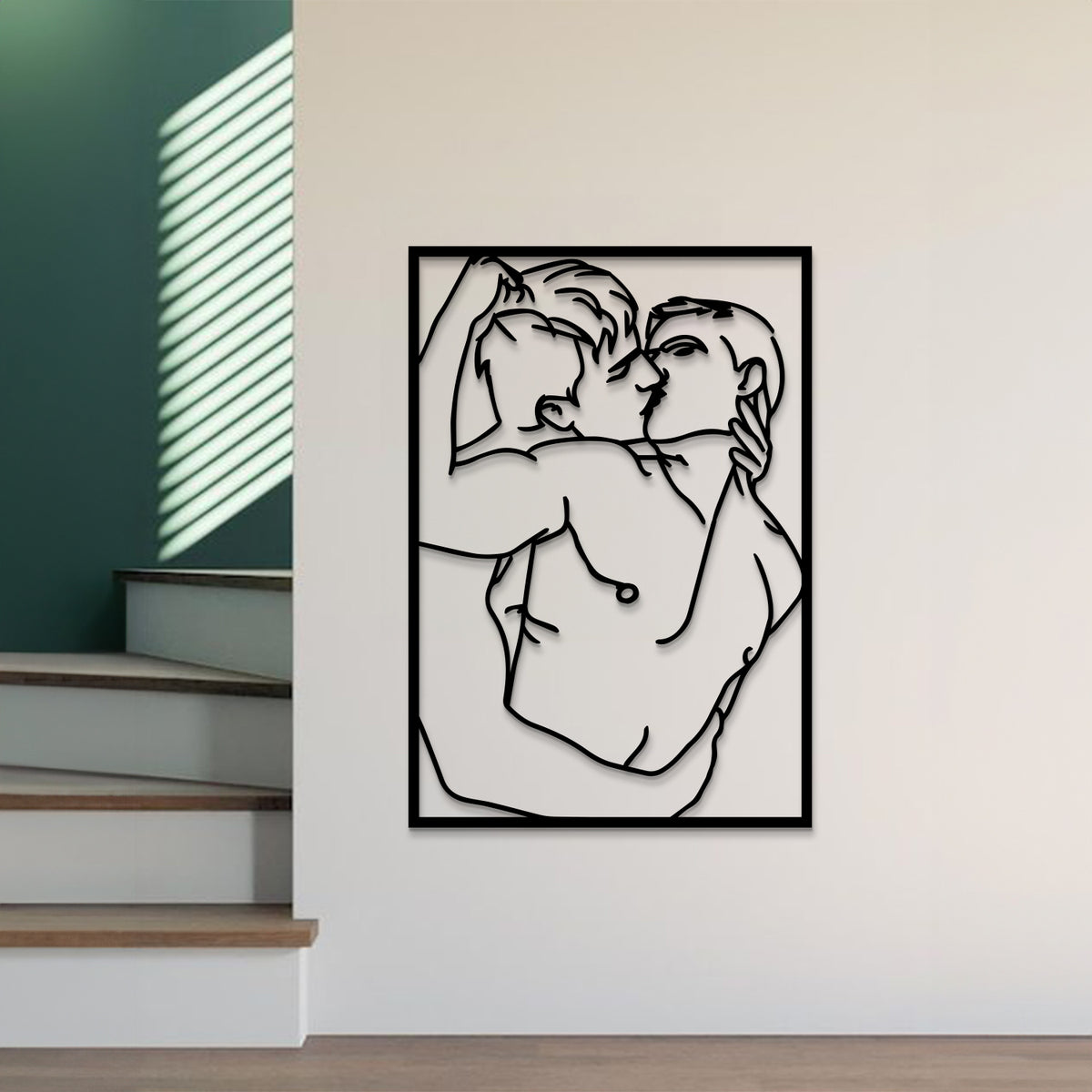 Man-Gay Metal Wall Art - LR0061