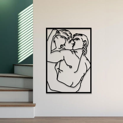 Man-Gay Metal Wall Art - LR0061