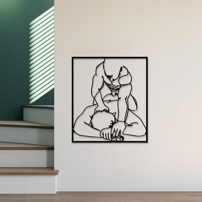 Man-Gay Metal Wall Art - LR0078