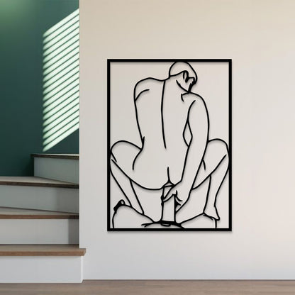 Man-Gay Metal Wall Art - LR0062