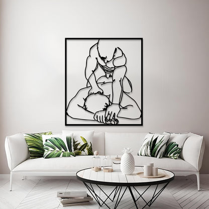 Man-Gay Metal Wall Art - LR0078