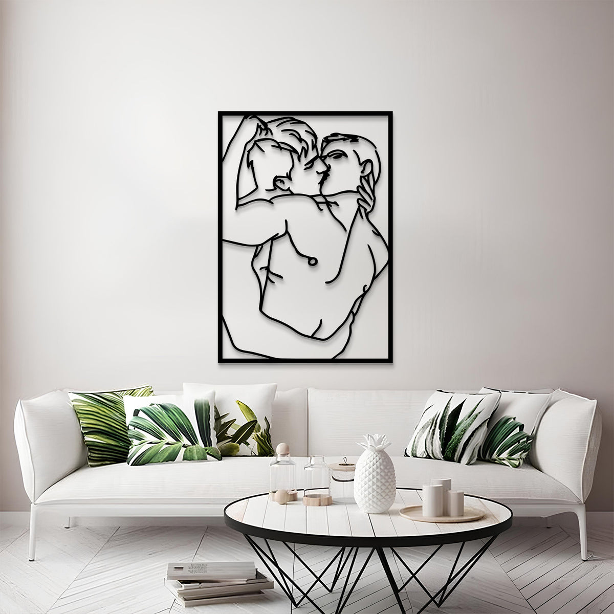 Man-Gay Metal Wall Art - LR0061