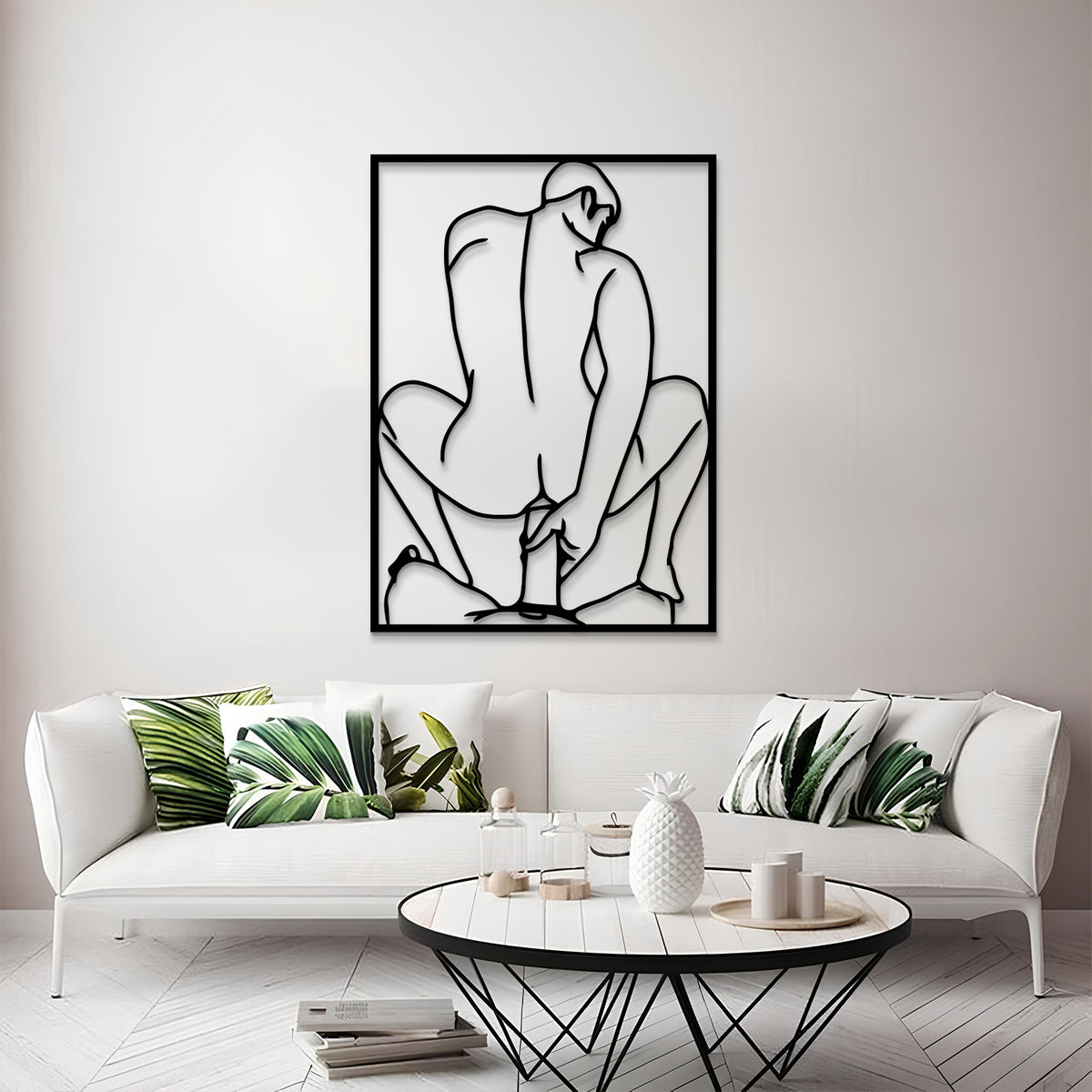 Man-Gay Metal Wall Art - LR0062