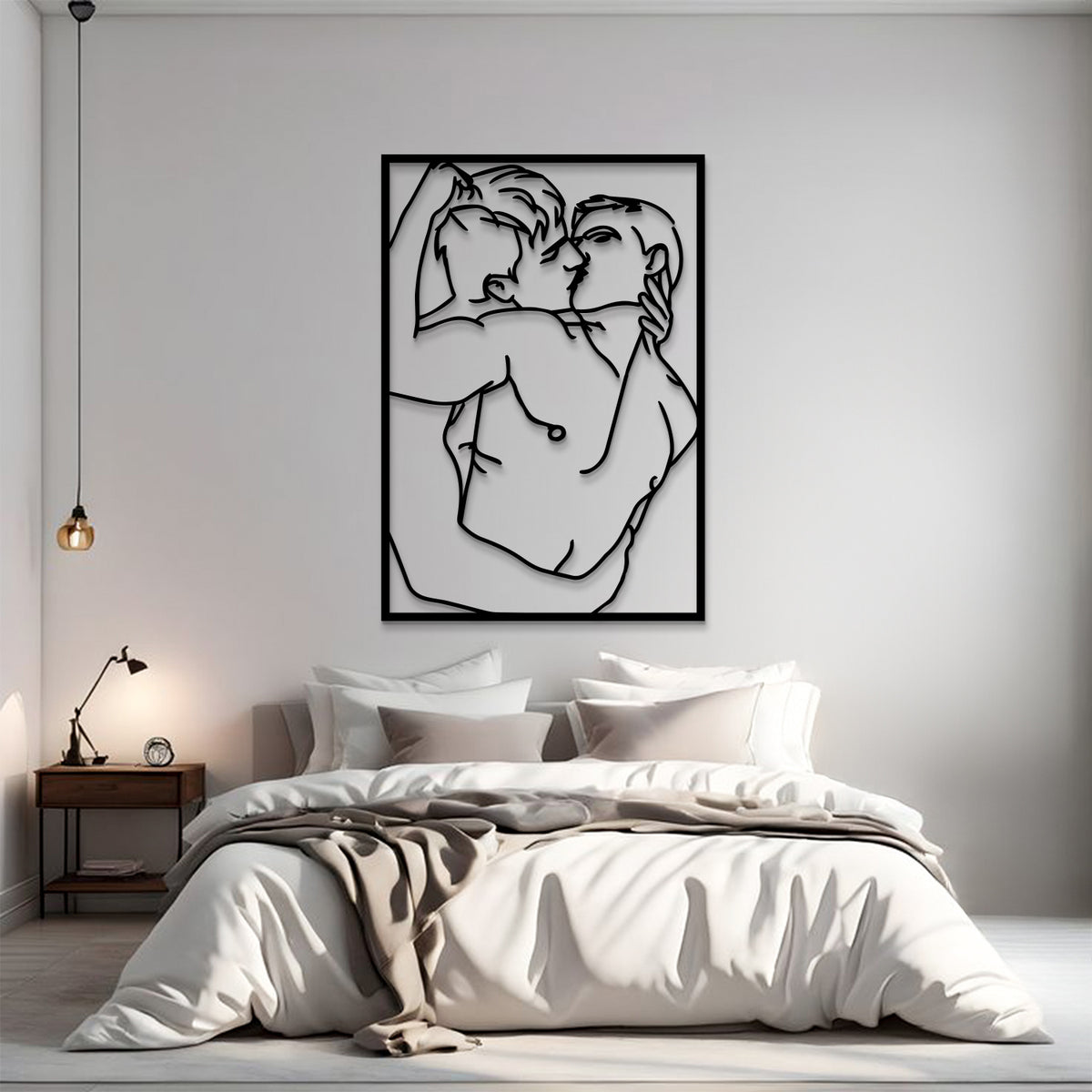 Man-Gay Metal Wall Art - LR0061
