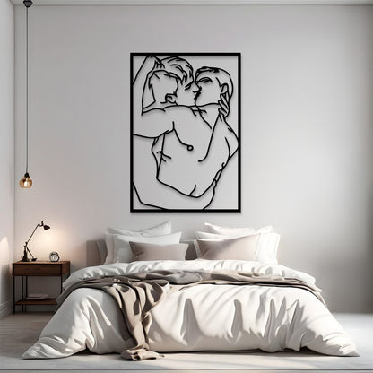Man-Gay Metal Wall Art - LR0061