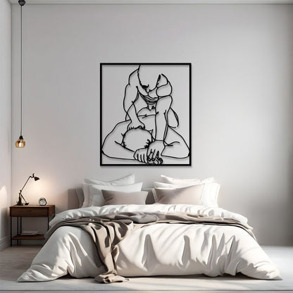 Man-Gay Metal Wall Art - LR0078